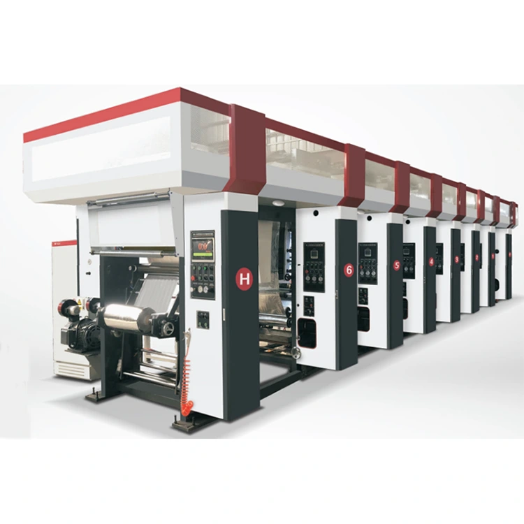 3-12 couleurs ont informatisé le moteur automatique de vecteur de la machine d'impression trois de rotogravure