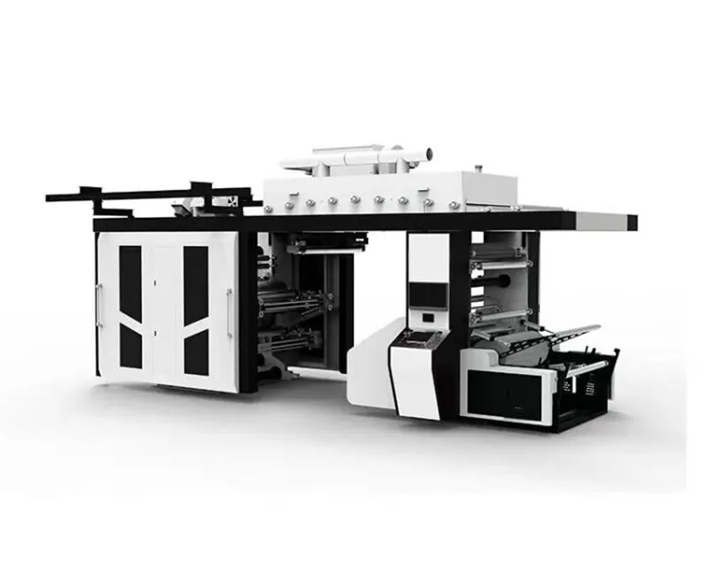 Presse flexographique à impression centrale 4 couleurs