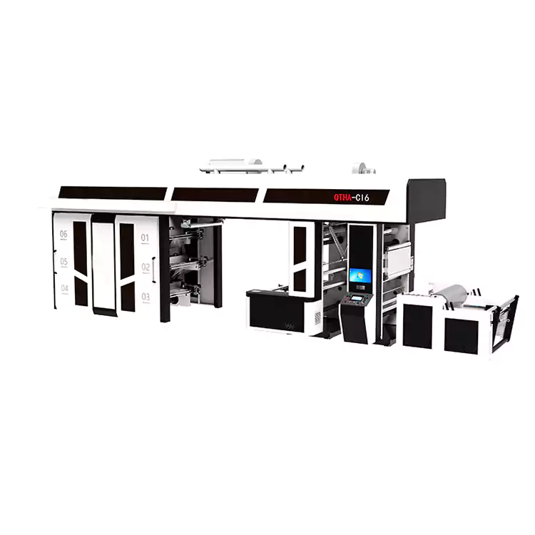 Machine d'impression flexo Ci semi-servo haute vitesse 6 couleurs