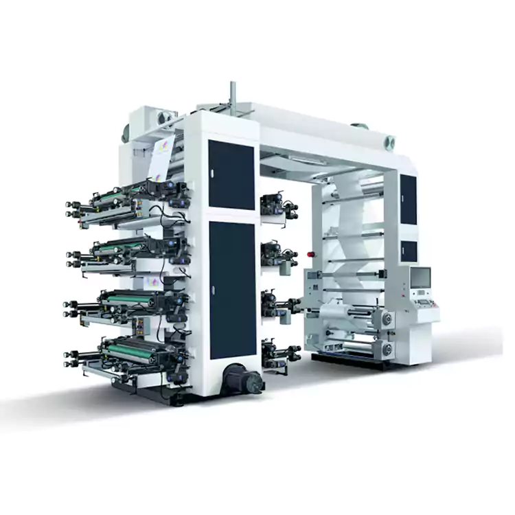 Machine d'impression flexographique de Flexo de machine de sac de papier de 8 couleurs