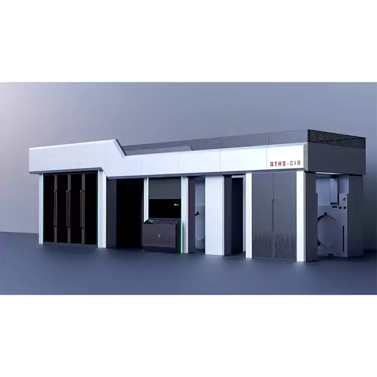 Machine d'impression flexo à tambour central à servomoteur complet 8 couleurs